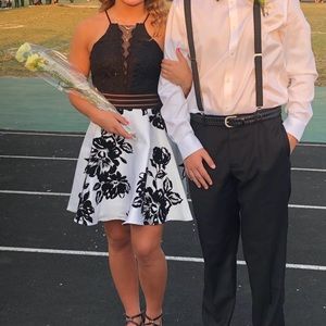 Special occasion dress black/white worn once City Triangles sz 3